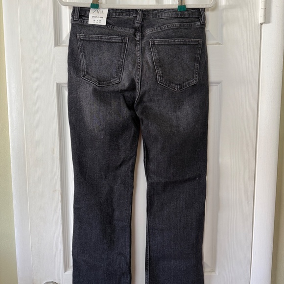 NWT Zara cropped flare jeans size 4 - Picture 6 of 8